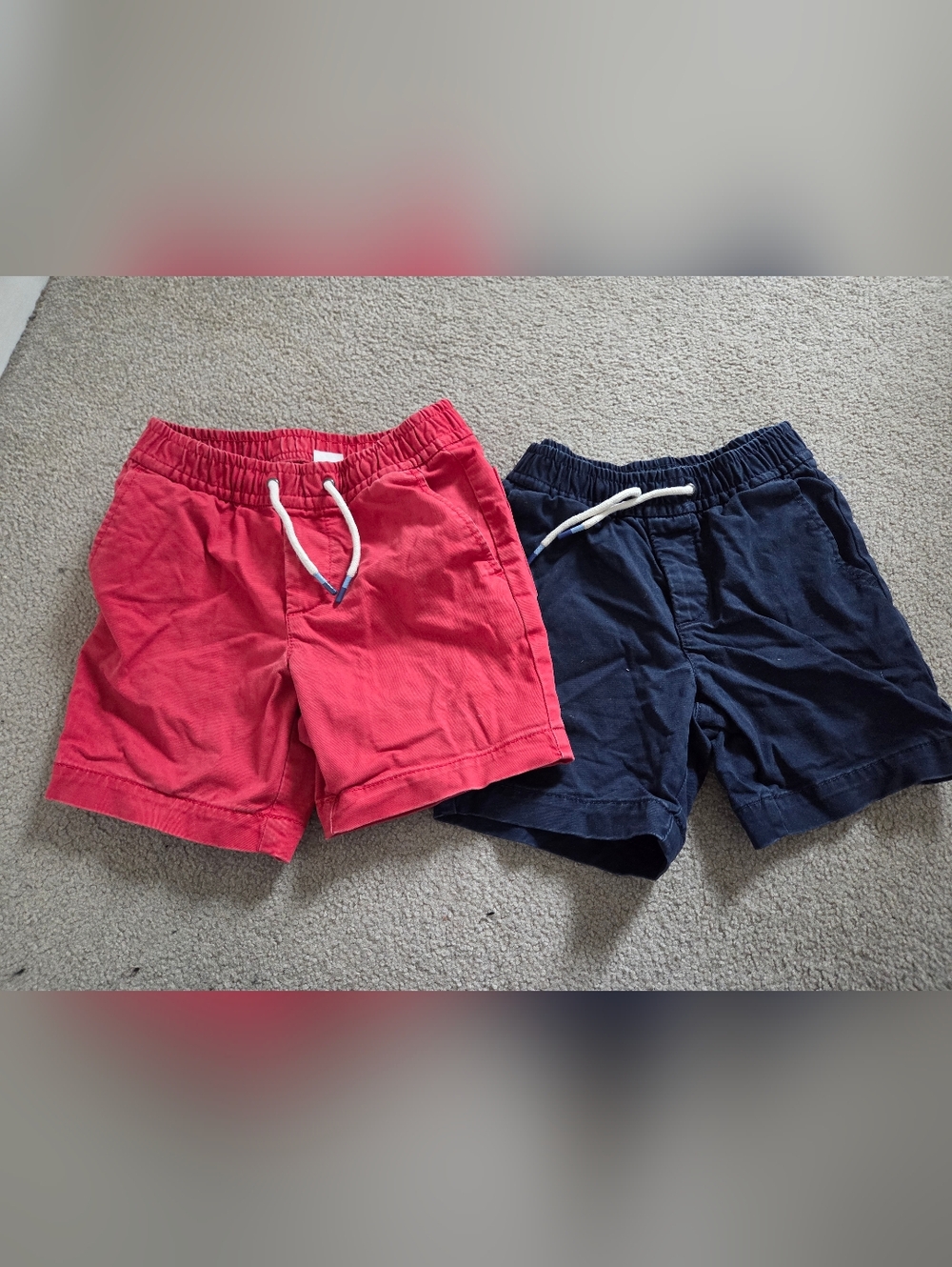 Size 6/7 x 2 Pairs Gap Kids Shorts